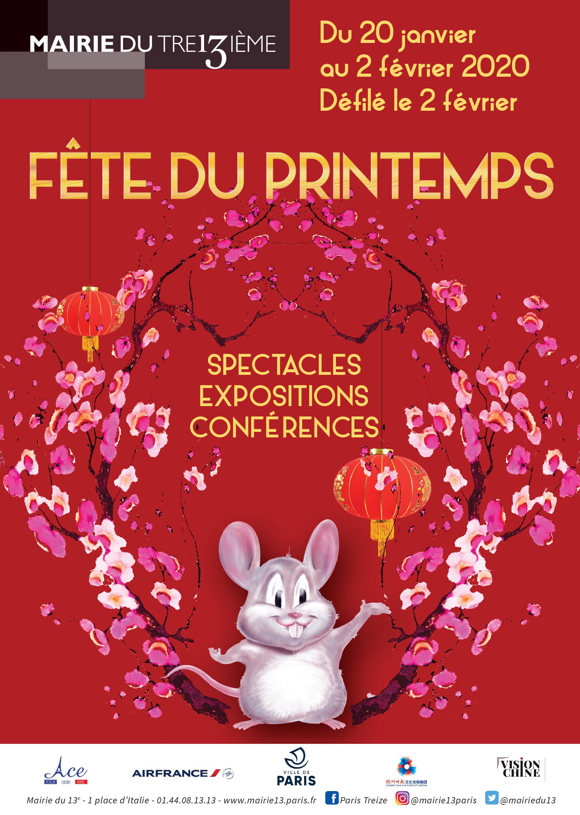 Affiche Fête du Printemps 2020
